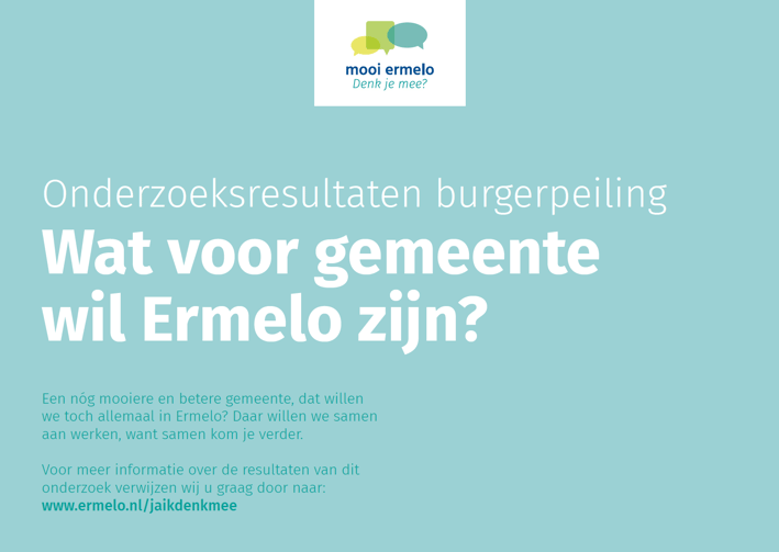 Gemeente Ermelo laat burgers meedenken via Burgerpeiling Ermelo
